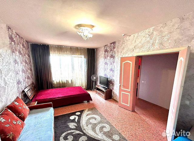 

1-к. квартира, 42 м², 3 кровати