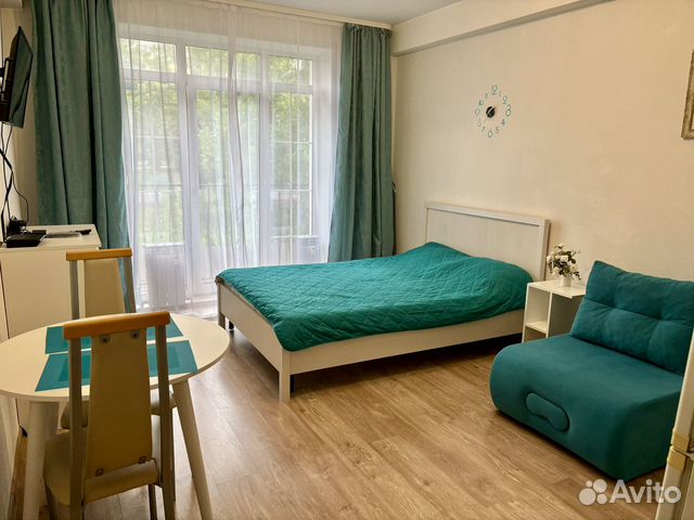 

Квартира-студия, 23 м², 2 кровати