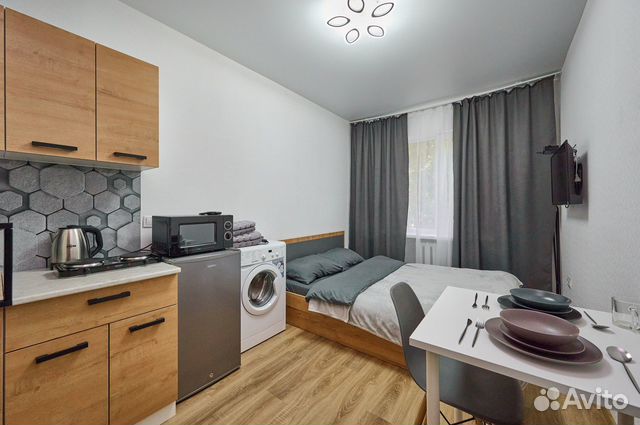 

Квартира-студия, 15 м², 1 кровать