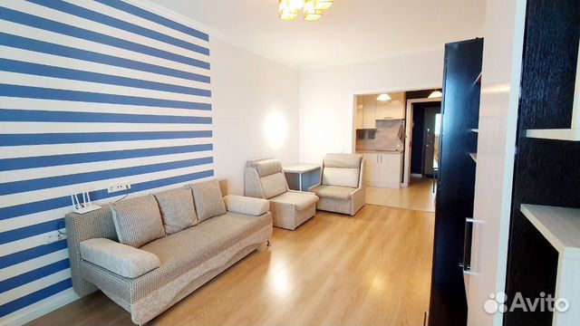 

Квартира-студия, 33 м², 2 кровати