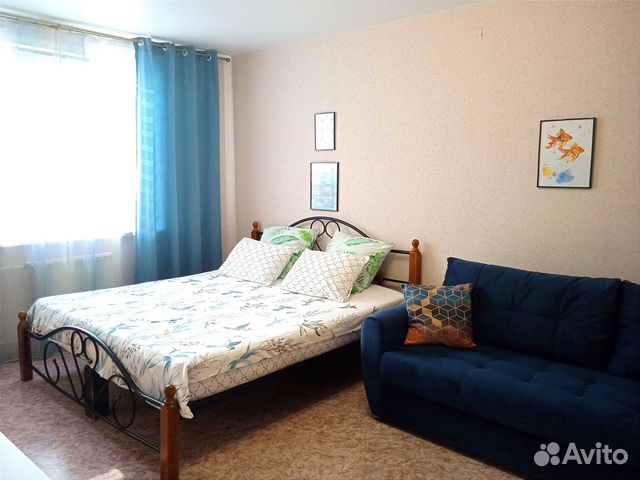 

1-к. квартира, 38 м², 3 кровати