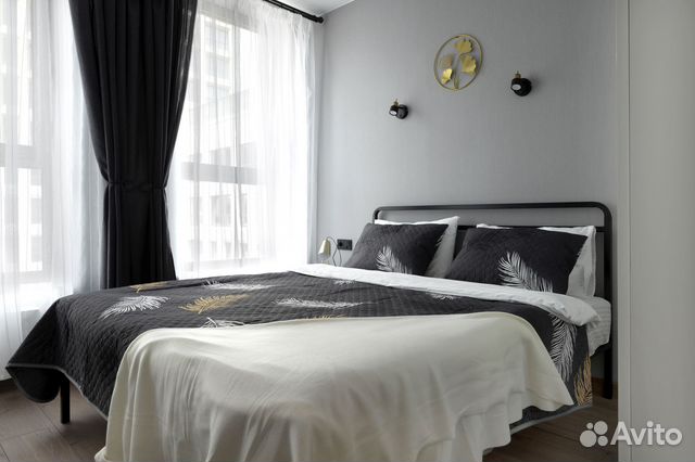 

1-к. квартира, 34 м², 2 кровати