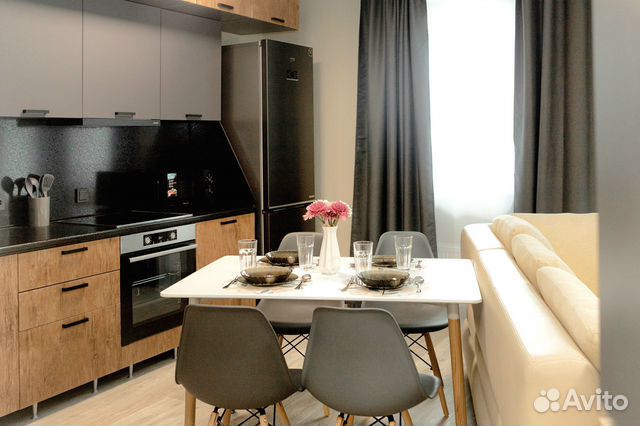 

1-к. квартира, 40 м², 2 кровати