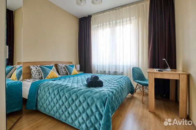 

1-к. квартира, 35 м², 2 кровати