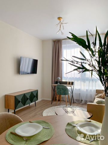 

1-к. квартира, 40 м², 2 кровати
