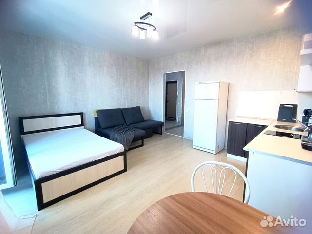 

Квартира-студия, 28 м², 2 кровати