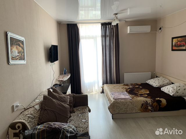 

Квартира-студия, 38 м², 2 кровати