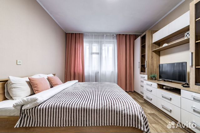 

1-к. квартира, 38 м², 2 кровати