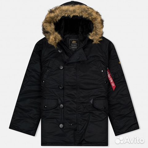Куртка зимняя Alpha Industries N-3B, новая, 56-58р