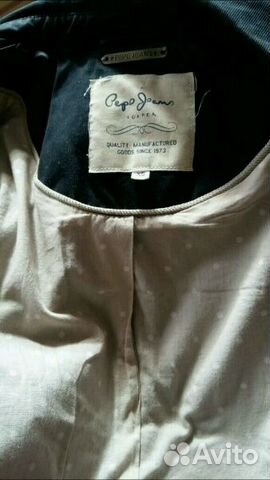 Фирменный вельветовый плащ Pepe Jeans XS Фирменный вельветовый плащ Pepe Jeans XS