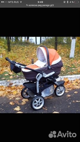 Итальянская коляска peg perego gt3 2 в 1