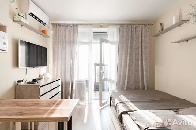

Квартира-студия, 24 м², 2 кровати