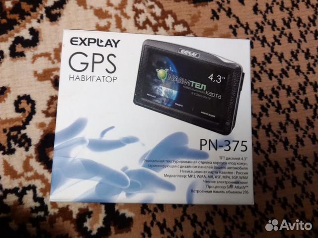 GPS навигатор explay PN - 375. новый комплект