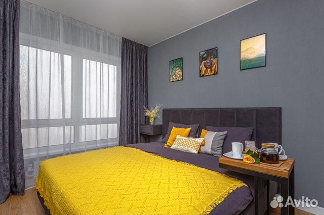 

1-к. квартира, 43 м², 2 кровати