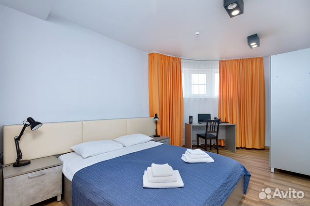 

3-к. квартира в апарт-отеле, 65 м², 3 кровати