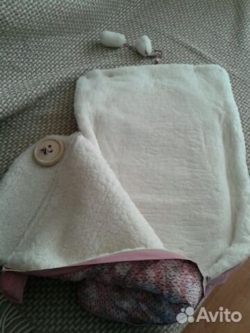 Детский меховой конверт