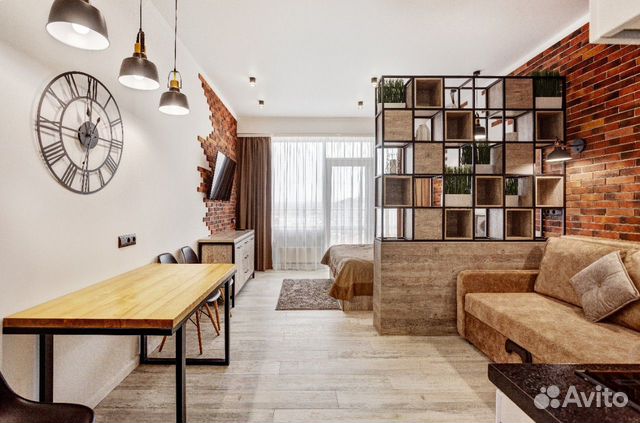 

Квартира-студия, 38 м², 2 кровати