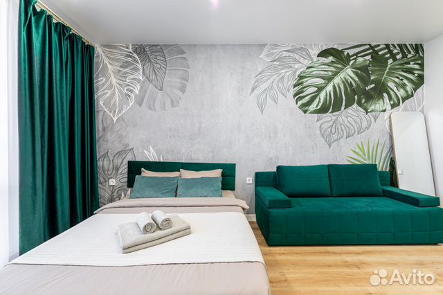 

Квартира-студия, 31 м², 2 кровати