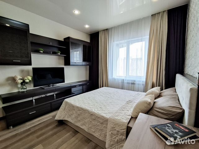 

1-к. квартира, 41 м², 2 кровати