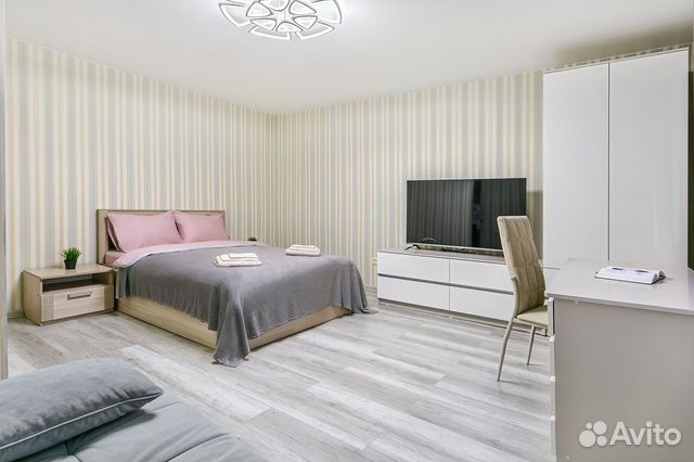 

1-к. квартира, 42 м², 2 кровати