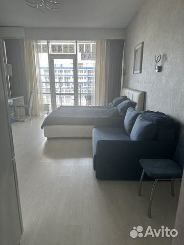 

Квартира-студия, 42 м², 2 кровати