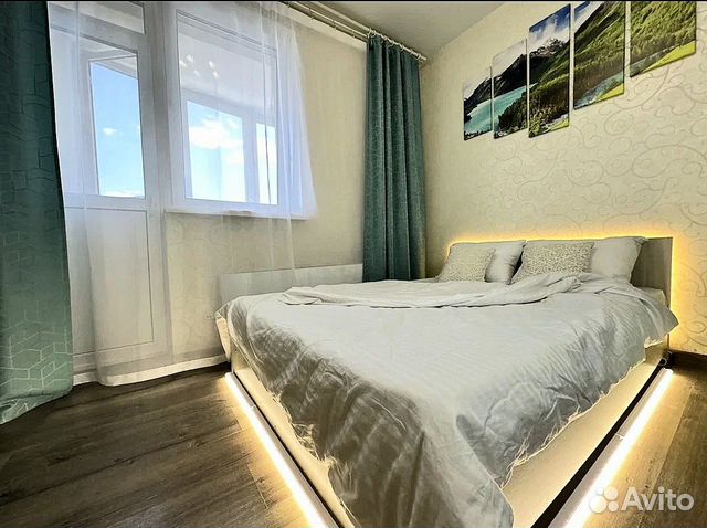

Квартира-студия, 38 м², 2 кровати