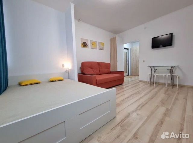 

Квартира-студия, 28 м², 2 кровати