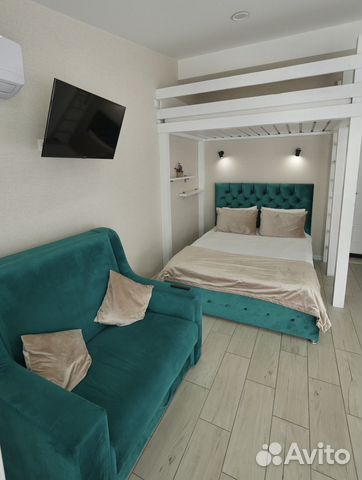 

Квартира-студия, 27 м², 3 кровати