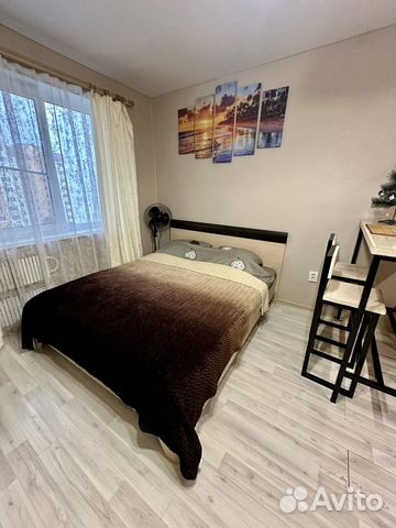 

Квартира-студия, 27 м², 2 кровати
