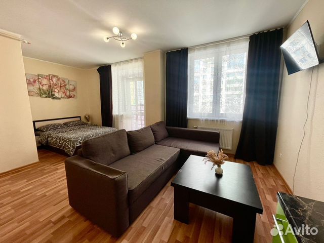 

Квартира-студия, 34 м², 2 кровати