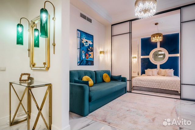 

1-к. квартира, 60 м², 2 кровати