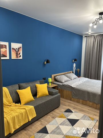 

1-к. квартира, 42 м², 2 кровати