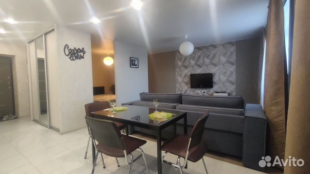 

1-к. квартира, 45 м², 2 кровати