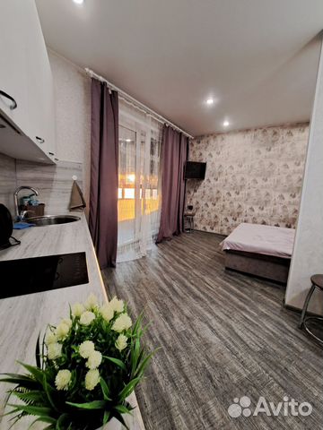 

Квартира-студия, 30 м², 2 кровати