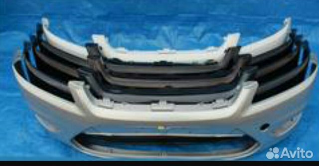 Форд фокус 2.08 серебро бампер передний