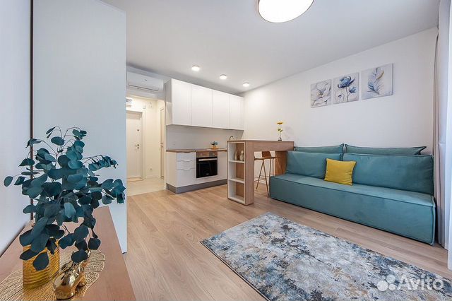

Квартира-студия, 25 м², 1 кровать