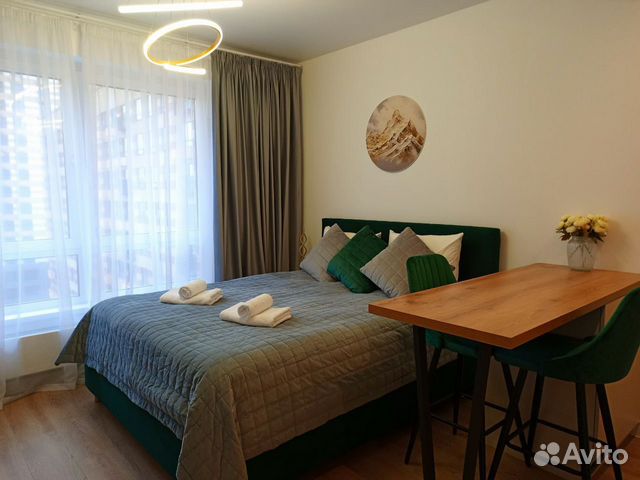 

Квартира-студия, 24 м², 2 кровати