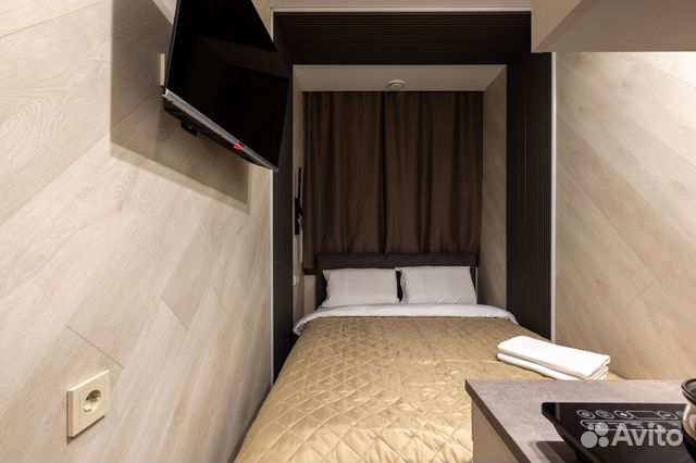 

Квартира-студия в апарт-отеле, 12 м², 1 кровать