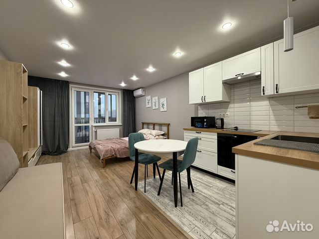 

Квартира-студия, 30 м², 2 кровати