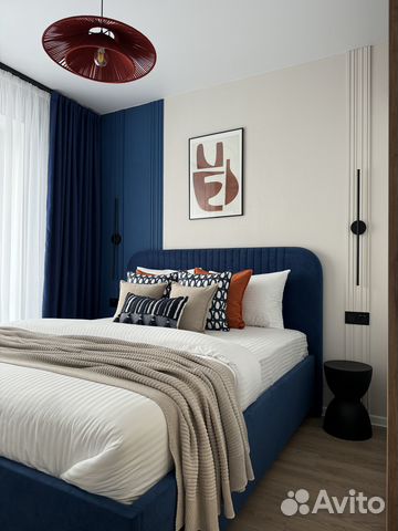 

1-к. квартира, 41 м², 2 кровати