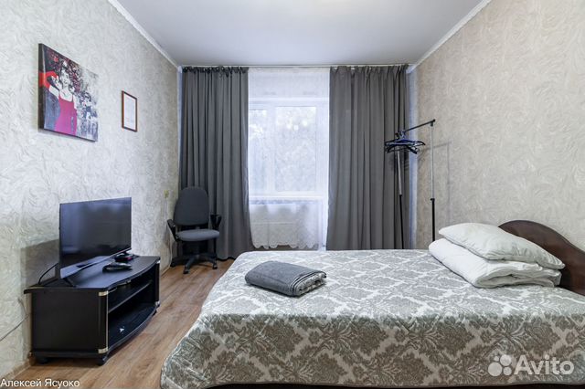 

1-к. квартира, 34 м², 2 кровати