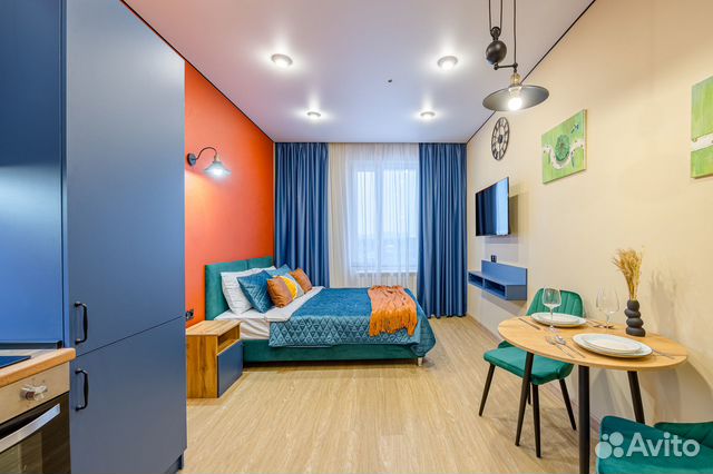 

Квартира-студия, 20 м², 2 кровати