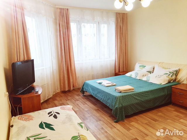 

1-к. квартира, 40 м², 2 кровати