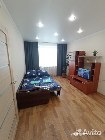

1-к. квартира, 39 м², 1 кровать