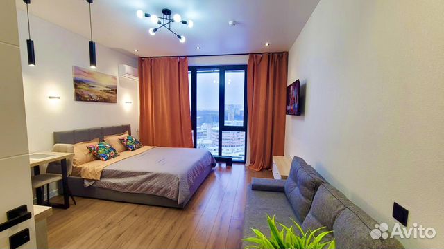 

Квартира-студия, 30 м², 2 кровати