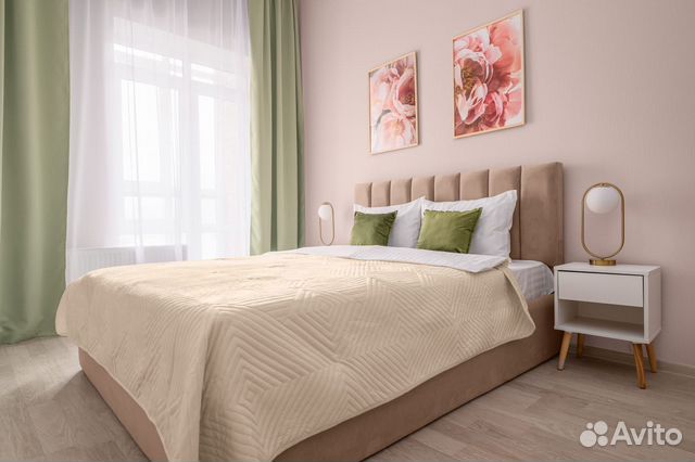 

1-к. квартира, 37 м², 2 кровати