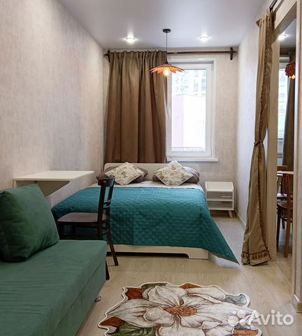 

1-к. квартира, 28 м², 2 кровати