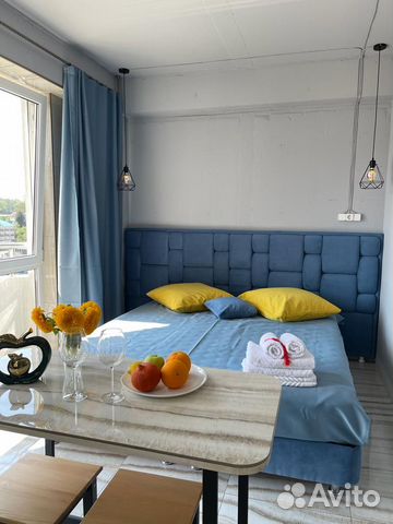 

Квартира-студия, 42 м², 2 кровати