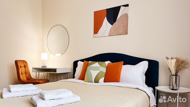 

1-к. квартира, 40 м², 2 кровати