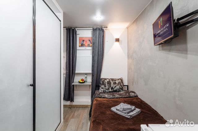 

Квартира-студия, 10 м², 1 кровать